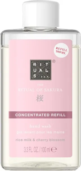 LE RITUEL DE SAKURA recharge concentrée pour le lavage des mains 100 ml