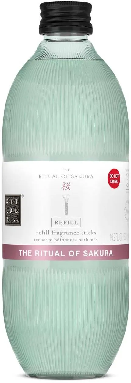 Recharge bâtonnets parfumés LE RITUEL DE SAKURA 500 ml