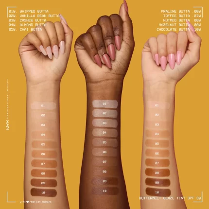 Crème solaire teintée BUTTERMELT GLAZE + SPF30 #06-Praline Butta 30 ml