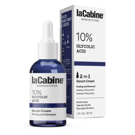 Crème sérum à 10 % d'ACIDE GLYCOLIQUE 30 ml