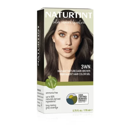 Coloration sans ammoniaque NATURTINT #3Wn-Natural Radiant Dark Brown 170 ml