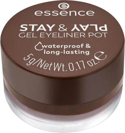 STAY & PLAY Gel Eyeliner Pot #02-Marron 5g