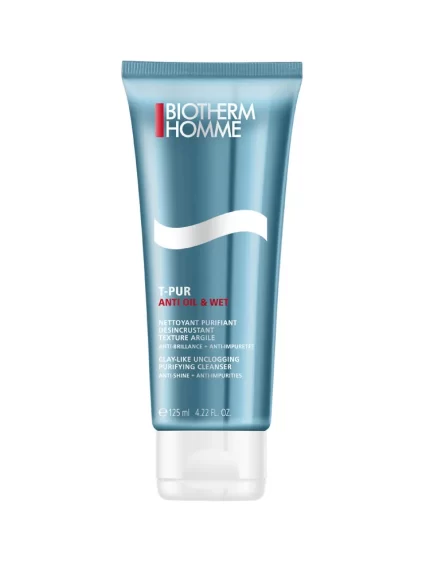 HOMME T-PUR nettoyant purifiant anti-sébum et hydratant 125 ml