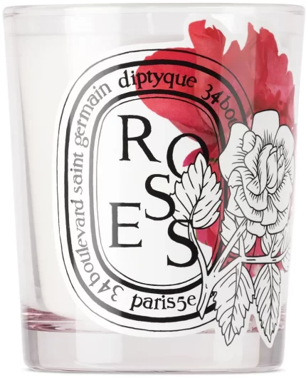 BOUGIE PARFUMÉE rose 190 gr
